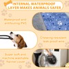 Dog Heating Pad 34"*21" for Outdoor Cat, Heated Dog Bed