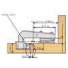 [2 pcs] Corner Cabinet Hinge Expandable 90 Degree Soft Close
