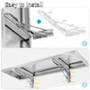 Folding Concession Shelf 48" x 12" for Kitchen, Food Truck,