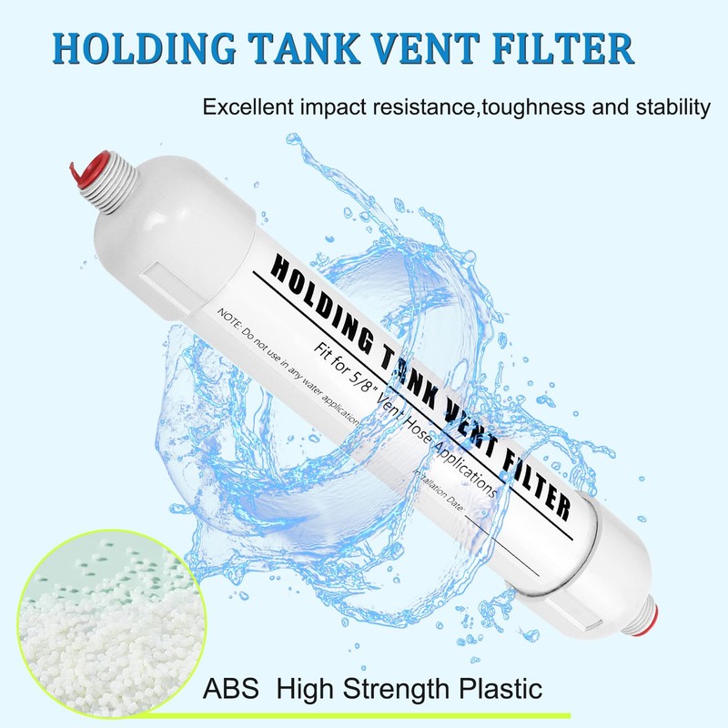 Marine Holding Tank Vent Filter, 5/8" Holding Tank Vent Filter,