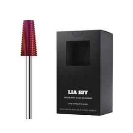 BESSIE Leahbit Purple Barrel M Nail Drill Bit, 1 Piece, Purple / BESSIE 리아비트 퍼플배럴 M 네일드릴비트, 1개, 퍼플