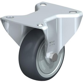 Blickle B-TPA 80K-FK Fixed Caster, 3.15" Wheel Diameter, 220 lb. Load Capacity