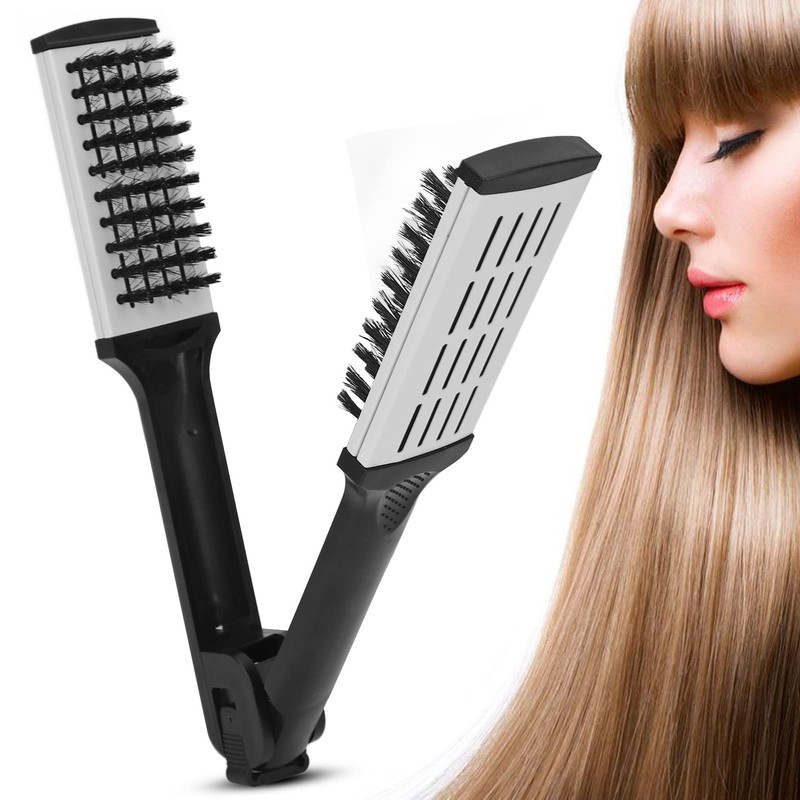 Cepillo para Alisar el Cabello con Cerdas de jabalí, Cepillo