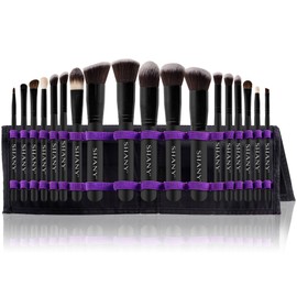 SHANY Artisans Easel 18 Piece Elite Cosmetics Brush Collection, Black                                                                                 