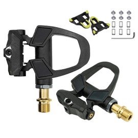 Thinvik Full Carbon Ti Bike Clipless Pedals for Shimano SPD-SL System Ultra Lightweight 200g with Cleats for Road Bike Cycling