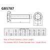 Stainless Steel Flanged Hex Head Bolts Flange Hexagon Screws