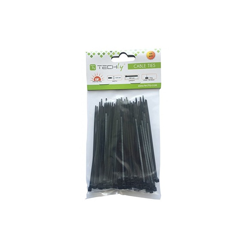 Goobay 17068 Cable tie; weather resistant nylon black - 100