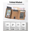 Card Holder Mens Wallet RFID Blocking Leather Minimalist Smart Pop