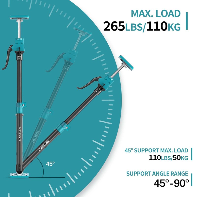 MAXENIKIT Third Hand Support Pole Heavy Duty, Cabinet Jacks for
