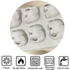 EPYHREHM 12 Cavity Elephant Silicone Chocolate Molds For Chocolate Candy