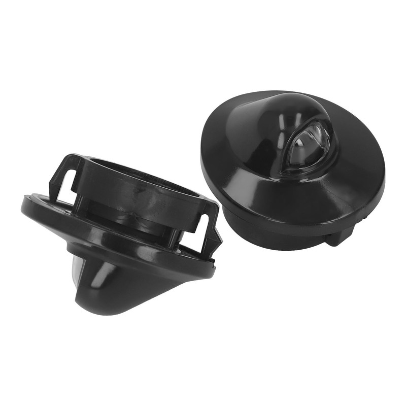 2PCS License Plate Light Lenses Plastic Cover F37Z 13550 AA