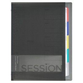 Maruman F310-05 Binder Session B5, 26 Holes, Black