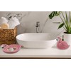 Flamingo Soap Dispenser with Pump for Bathroom or Kitchen Sink