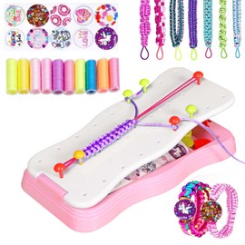 Make Your Own Friendship Bracelets, DIY Bracelets Friendship Bracelet Kit (Pink E)