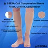 BSERA Calf Compression Sleeve Women, 2 Pairs 20-30mmHg Footless Compression