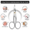 Toenail Scissors - Made of Polished Stainless Steel | Precise
