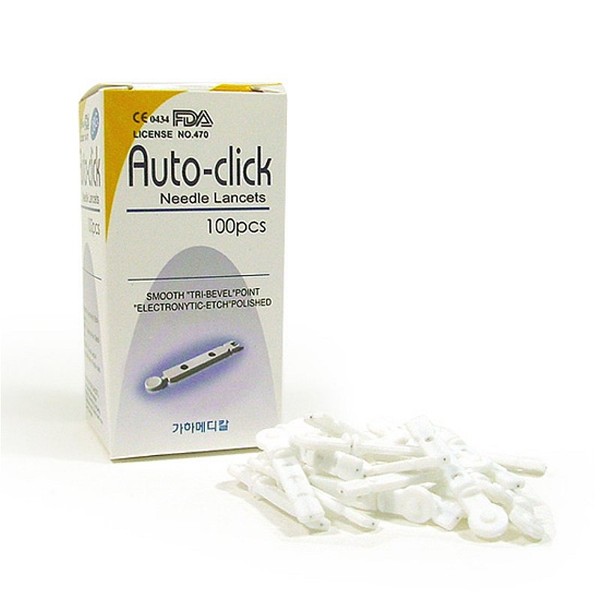 Auto Click Lancet Blood Collection Needle 28G 100 pieces /