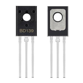 20 Piezas BD139 NPN Transistor de Potencia Triodo Componentes Electrónicos para Proyecto de Bricolaje Electrónico y Amplificador de Audio TO-126 1,5A 80V