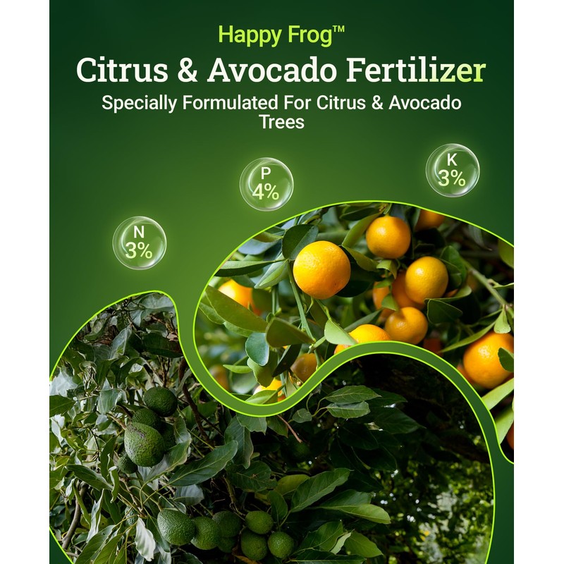 FoxFarm Happy Frog Citrus and Avocado Fertilizer- OMRI Listed Citrus