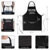 100% Cotton Funny Apron for Men Women Adjustable Bib Aprons
