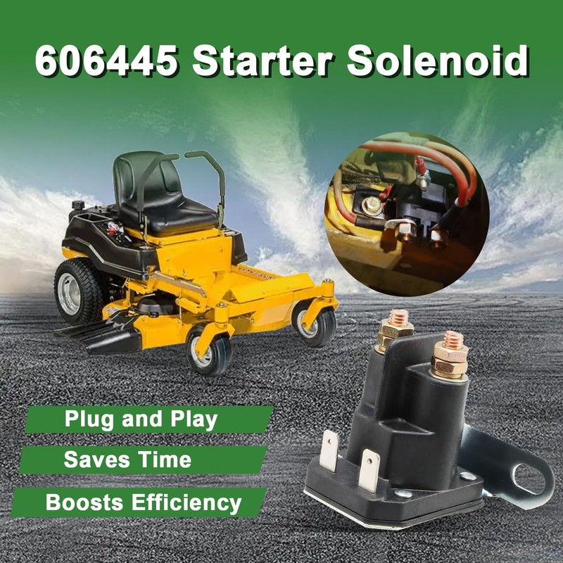 SDRZJX Starter Solenoid Compatible with Hustler Turf Equipment Including Dash