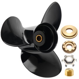 Wvkeosc 15 x 17 48-832828A45 Aluminum Boat Propeller for Mercury Engines 150-300HP Mercruiser Alpha One/Bravo One 15Spline Tooth RH