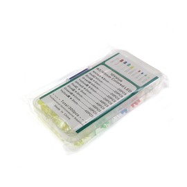 300Pcs 3mm 5mm LED Diodes Emitting White Yellow Red Green Blue Assorted Kit DIY