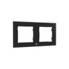 Shelly Home Accessories Wall Frame 2" WANDTASTER Frame Double Black