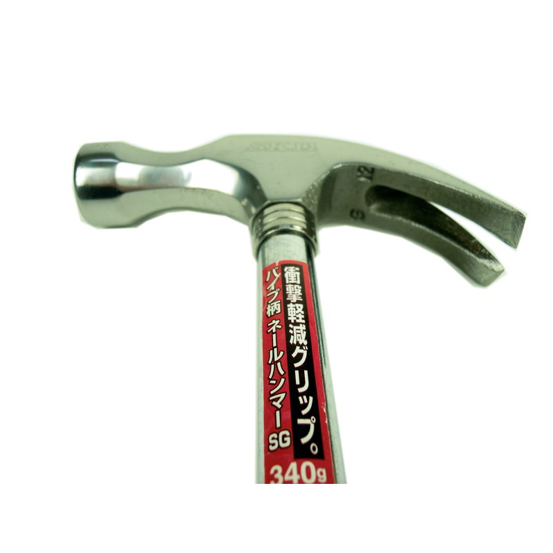 SK11 Pipe Handle Nail Hammer, Soft Grip, 12.0 oz (340