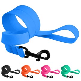 CollarDirect Waterproof Dog Leash Small Medium Large Durable Pet Leashes for Walking Training Running Pink Black Blue Orange Green