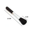 Mollensiuer 1 Piece Plastic Black Round Handle Anti Static Brushes