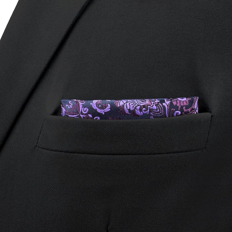 [S&W SHLAX&WING] Paisley Pocket Square Men's Suit XL Large for