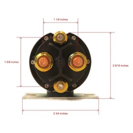 The ROP Shop | Heavy Duty 12 Volt Motor Control Solenoid, Intermittent Duty, 1304719 Snow Plows