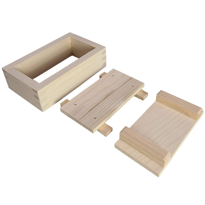 Umezawa Pressed Sushi Mold, Small, Wooden Cypress, Natural Material, Restaurants,