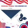 E-Clover 4th of July Dog Bandanas & Matching Scrunchie Set