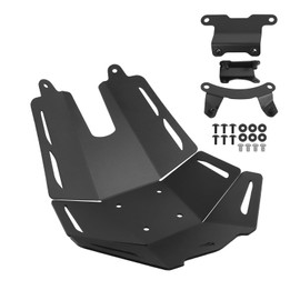 CHIFUN Motorcycle Engine Skid Plate Accessories Replacement for Guzzi V100 V 100 Mandello S 2022-2025 Motorcycle Lower Engine Guard Chassis Belly Pan(Black)