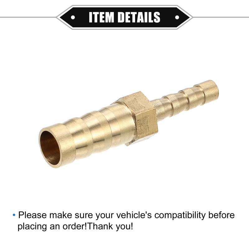 X AUTOHAUX Engine Hose Fitting Connect, 8mm-4mm Universal for Fuel