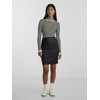 PIECES Women's PCPARO HW Coated Skirt/Noos BC 17092820, black