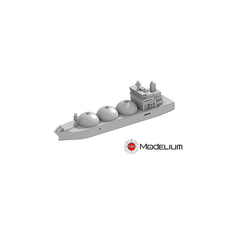 Moderium 1/2500 Ship Model Series LNG Ship A Resin Kit