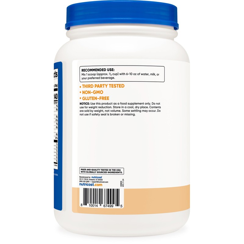 Nutricost Nutricost Whey Protein Isolate Powder (Cake Batter, 2LBS)