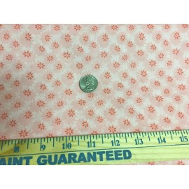 Penny Rose Floral Lawn Fabric 100% Cotton Smocking Pink  54" Wide