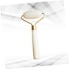 Healvian 1pc Natural Jade Facial Roller Ergonomic Design for Facial