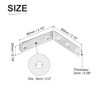 DTGN 80 x 80 x 20mm L Bracket Corner Brace