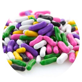 Kenny's Candy Coated Black Licorice Pastels - 2 lb Bag