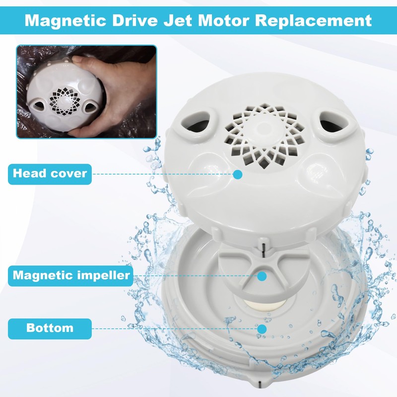showingo Magnetic Jet Head Cover Spa Disposable Liner Pedicure Chairs