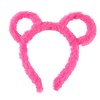 caralin Women Winter Thick Plush Headband Round Bear Ears Makeup