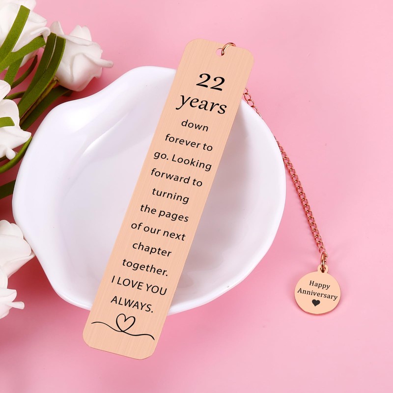 22 Year Anniversary Copper Gifts for Him/Her, 22th Wedding Anniversary
