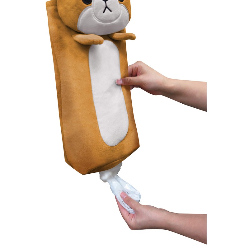 Meibo ME240 Plastic Bag Stocker, Hanging Hook, Mameshiba Dog