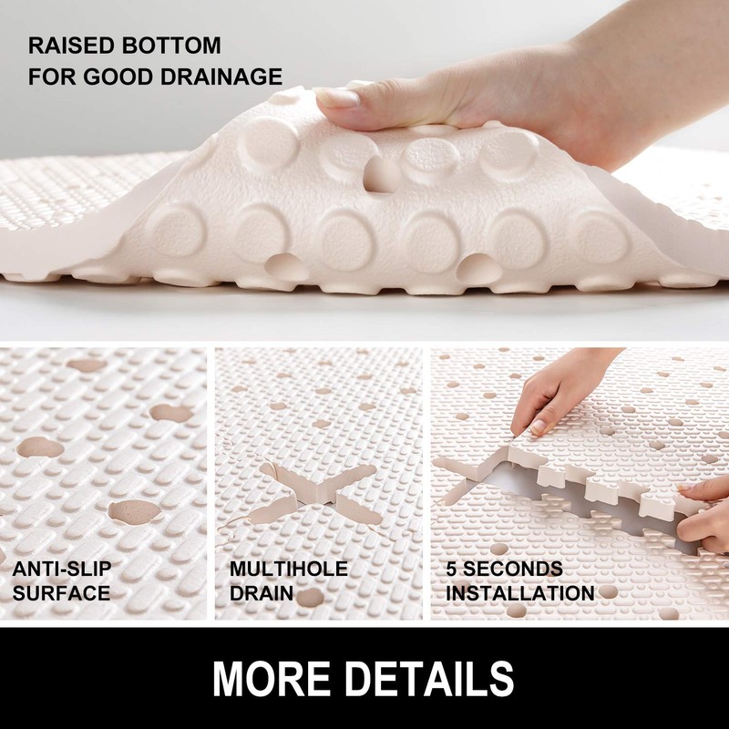BOWERBIRD Original Anti-Fatigue Shower Stall Mat - Extra Thick and