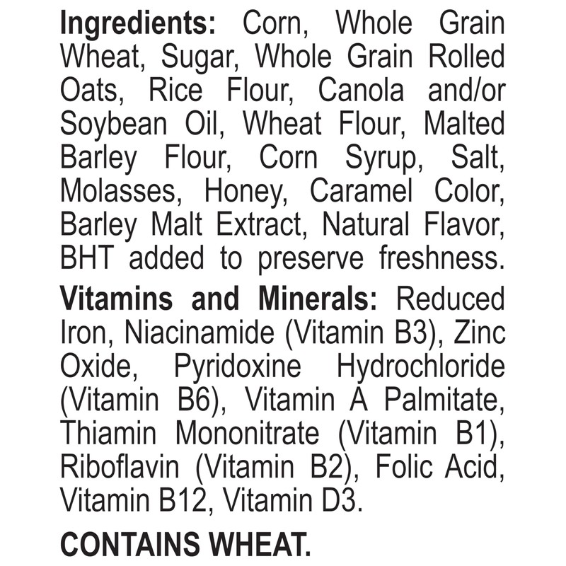 Honey Bunches of Oats Vanilla Cereal, Breakfast Cereal with Crunchy